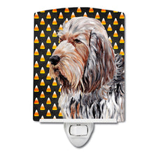 Load image into Gallery viewer, Otterhound Candy Corn Halloween Ceramic Night Light SC9660CNL