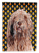 Load image into Gallery viewer, Otterhound Candy Corn Halloween Flag Canvas House Size SC9661CHF