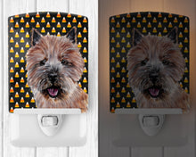 Load image into Gallery viewer, Norwich Terrier Candy Corn Halloween Ceramic Night Light SC9662CNL