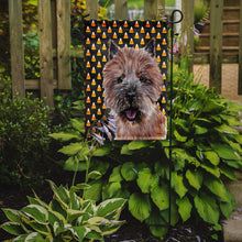 Load image into Gallery viewer, Norwich Terrier Candy Corn Halloween Garden Flag - Outdoor Decorative Yard Flag SC9662GF