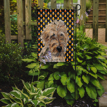 Load image into Gallery viewer, Golden Doodle 2 Candy Corn Halloween Garden Flag – Decorative Outdoor Yard Flag SC9667GF