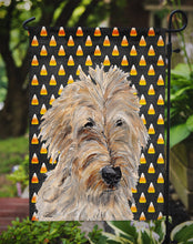 Load image into Gallery viewer, Golden Doodle 2 Candy Corn Halloween Garden Flag – Decorative Outdoor Yard Flag SC9667GF