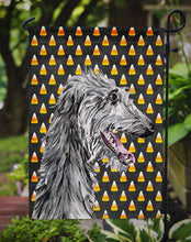 Load image into Gallery viewer, Scottish Deerhound Candy Corn Halloween Garden Flag – Decorative Outdoor Yard Flag SC9669GF
