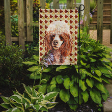 Load image into Gallery viewer, Red Miniature Poodle Fall Leaves Garden Flag – Decorative Outdoor Yard Flag SC9675GF
