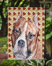 Load image into Gallery viewer, Staffordshire Bull Terrier Staffie Fall Leaves Garden Flag – Decorative Outdoor Yard Flag SC9680GF