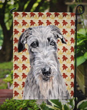 Load image into Gallery viewer, Scottish Deerhound Fall Leaves Garden Flag - Outdoor Decorative Yard Flag SC9682GF