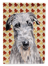 Load image into Gallery viewer, Scottish Deerhound Fall Leaves Garden Flag - Outdoor Decorative Yard Flag SC9682GF