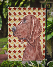 Load image into Gallery viewer, Redbone Coonhound Fall Leaves Garden Flag – Decorative Outdoor Yard Flag SC9683GF