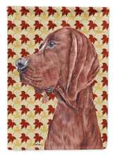 Load image into Gallery viewer, Redbone Coonhound Fall Leaves Garden Flag – Decorative Outdoor Yard Flag SC9683GF