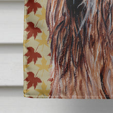 Load image into Gallery viewer, Otterhound Fall Leaves Flag Canvas House Size SC9685CHF