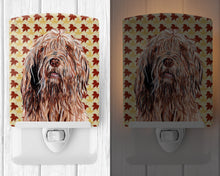 Load image into Gallery viewer, Otterhound Fall Leaves Ceramic Night Light SC9685CNL