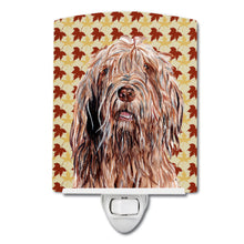 Load image into Gallery viewer, Otterhound Fall Leaves Ceramic Night Light SC9685CNL