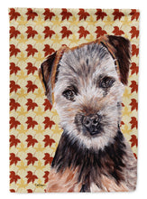Load image into Gallery viewer, Norfolk Terrier Puppy Fall Leaves Garden Flag – Decorative Outdoor Yard Flag SC9687GF