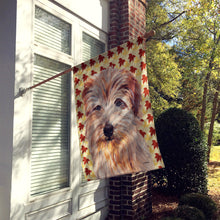Load image into Gallery viewer, Norfolk Terrier Fall Leaves Flag Canvas House Size SC9688CHF