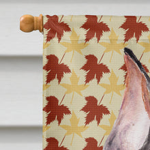 Load image into Gallery viewer, German Pinscher Fall Leaves Flag Canvas House Size SC9692CHF