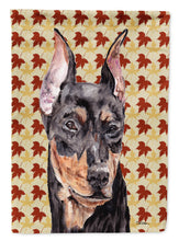 Load image into Gallery viewer, German Pinscher Fall Leaves Flag Canvas House Size SC9692CHF