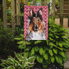 Load image into Gallery viewer, Collie Hearts and Love Garden Flag - Outdoor Decorative Yard Flag SC9694GF
