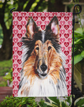 Load image into Gallery viewer, Collie Hearts and Love Garden Flag - Outdoor Decorative Yard Flag SC9694GF