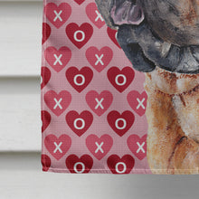 Load image into Gallery viewer, Shar Pei Hearts and Love Flag Canvas House Size SC9695CHF