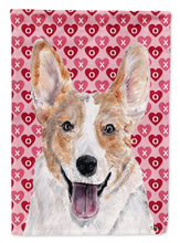 Load image into Gallery viewer, Cardigan Corgi Hearts and Love Garden Flag – Decorative Outdoor Yard Flag SC9696GF