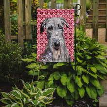 Load image into Gallery viewer, Scottish Deerhound Hearts and Love Garden Flag - Outdoor Decorative Yard Flag SC9706GF