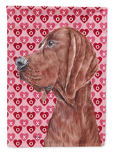 Load image into Gallery viewer, Redbone Coonhound Hearts and Love Garden Flag – Decorative Outdoor Yard Flag SC9707GF