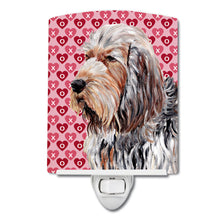 Load image into Gallery viewer, Otterhound Hearts and Love Ceramic Night Light SC9708CNL