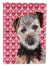Load image into Gallery viewer, Norfolk Terrier Puppy Hearts and Love Flag Canvas House Size SC9711CHF