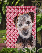 Load image into Gallery viewer, Norfolk Terrier Puppy Hearts and Love Garden Flag - Outdoor Decorative Yard Flag SC9711GF