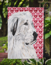 Load image into Gallery viewer, Great Pyrenees Hearts and Love Garden Flag – Decorative Outdoor Yard Flag SC9714GF