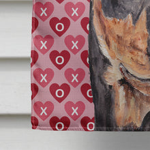 Load image into Gallery viewer, German Pinscher Hearts and Love Flag Canvas House Size SC9716CHF