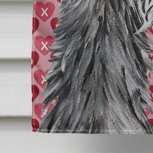 Load image into Gallery viewer, Scottish Deerhound Hearts and Love Flag Canvas House Size SC9717CHF