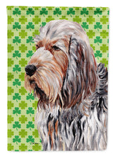 Load image into Gallery viewer, Otterhound Lucky Shamrock St. Patrick's Day Flag Canvas House Size SC9732CHF
