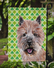 Load image into Gallery viewer, Norwich Terrier Lucky Shamrock St. Patrick's Day Garden Flag - Outdoor Decorative Yard Flag