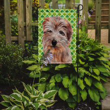 Load image into Gallery viewer, Norfolk Terrier Lucky Shamrock St. Patrick's Day Garden Flag - Outdoor Decorative Yard Flag SC9736GF