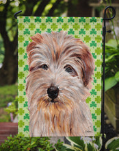 Load image into Gallery viewer, Norfolk Terrier Lucky Shamrock St. Patrick's Day Garden Flag - Outdoor Decorative Yard Flag SC9736GF