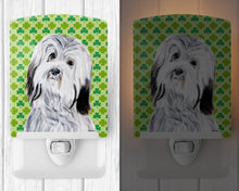 Load image into Gallery viewer, Havanese Lucky Shamrock St. Patrick's Day Ceramic Night Light SC9737CNL