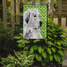 Load image into Gallery viewer, Great Pyrenees Lucky Shamrock St. Patrick's Day Garden Flag – Decorative Outdoor Yard Flag SC9738GF