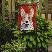 Load image into Gallery viewer, Cardigan Corgi Red Snowflakes Holiday Garden Flag – Decorative Outdoor Yard Flag SC9744GF