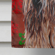 Load image into Gallery viewer, Otterhound Red Snowflakes Holiday Flag Canvas House Size SC9757CHF
