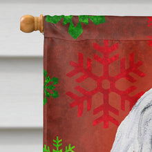 Load image into Gallery viewer, Havanese Red Snowflakes Holiday Flag Canvas House Size SC9761CHF