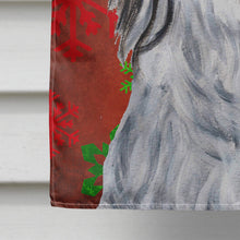 Load image into Gallery viewer, Havanese Red Snowflakes Holiday Flag Canvas House Size SC9761CHF