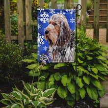 Load image into Gallery viewer, Otterhound Winter Snowflakes Garden Flag – Decorative Outdoor Yard Flag SC9780GF