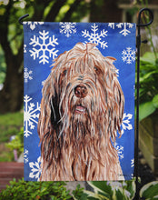 Load image into Gallery viewer, Otterhound Winter Snowflakes Garden Flag - Outdoor Decorative Yard Flag SC9781GF