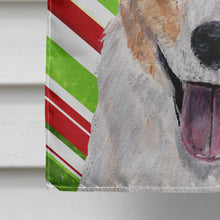 Load image into Gallery viewer, Cardigan Corgi Candy Cane Christmas Flag Canvas House Size SC9792CHF