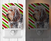 Load image into Gallery viewer, Otterhound Candy Cane Christmas Ceramic Night Light SC9804CNL