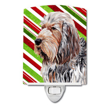 Load image into Gallery viewer, Otterhound Candy Cane Christmas Ceramic Night Light SC9804CNL