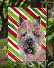 Load image into Gallery viewer, Norwich Terrier Candy Cane Christmas Garden Flag - Outdoor Decorative Yard Flag SC9806GF