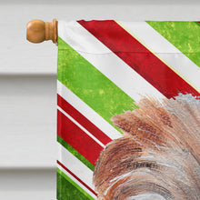 Load image into Gallery viewer, Norfolk Terrier Candy Cane Christmas Flag Canvas House Size SC9808CHF
