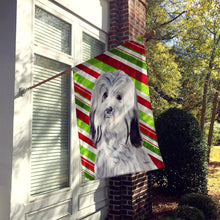 Load image into Gallery viewer, Havanese Candy Cane Christmas Flag Canvas House Size SC9809CHF
